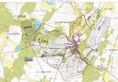 KoPÚ Kostelní Myslová_obvody v základní mapě.jpg