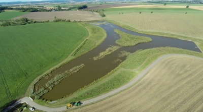 Polní cesty, víceúčelová nádrž a lokální biokoridor Čelčice – SPÚ, KPÚ pro Olomoucký kraj, pobočka Prostějov.jpg