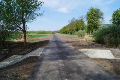 obr. 2 - polní cesta K Mušlovu - po realizaci