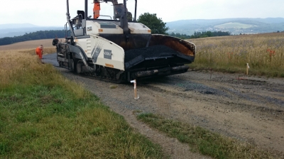 Obr. č.  1 - Průběh výstavby cesty C1