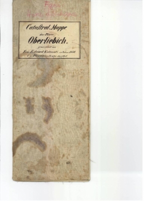 obr. 1 - katastrální mapy Horní Libchava