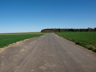 3: Východní pohled na polní cestu C8
