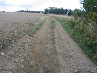 Původní stav_průběh směrem k obci