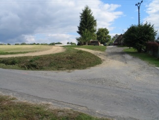 Původní stav_začátek polní cesty C10