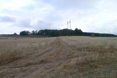 Vytyčení pozemku pro stavbu polní cesty (1)