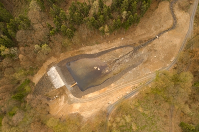 Nádrž na Sabatzerově potoce_dron