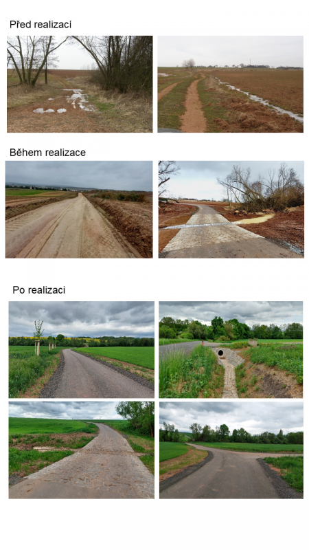 Realizace polní cesty Stebno u Petrohradu