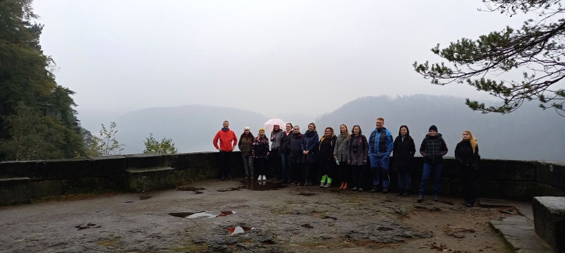 Společná fotografie na Belvederu