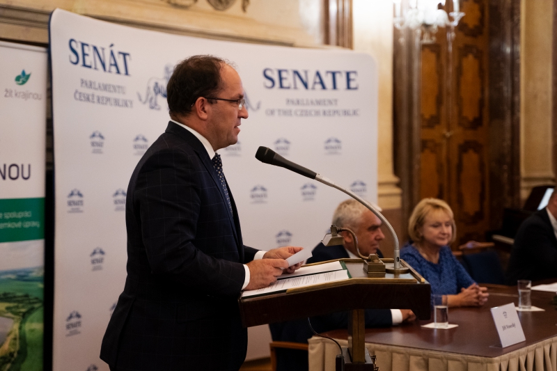 Ministr zemědělství Marek Výborný přednesl zdravici a ocenil vítěze obou kategorií vítěze 