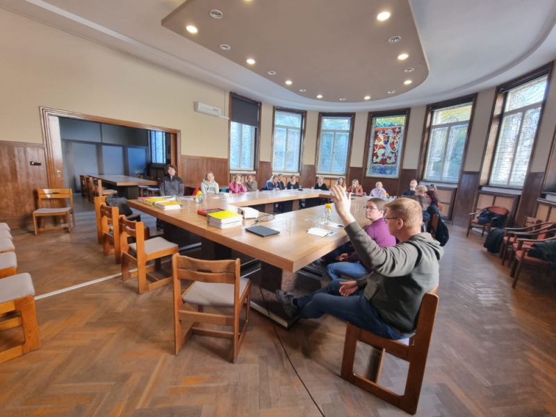 Exkurze na Pobočce Děčín - teorie v interiéru