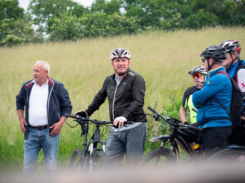 Ministr Marek Výborný s dalšími účastníky na Cyklotoulkách